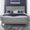Liberty Furniture 694-BR-KCUB New Haven - California King Upholstered Bed - Sanctuary White