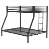 Coaster Fine Furniture 460365BLK Alevera - Metal Twin Over Full Bunk Bed With Ladder - Black