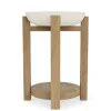 Riverside Furniture 10912 Riverside Furniture 10912 Sanibel - Chairside Table - Pale Oak