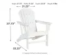 Ashley Furniture P011/898(2)/703 Sundown Treasure - 3 Pc. - Conversation Set - White