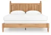 Ashley Furniture PCB1075B8 Ashley Furniture PCB1075B8 Aleaport - King Panel Bed - Warm Brown