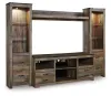 Ashley Furniture W446W2 Ashley Furniture W446W2 Trinell - 4 Pc. - Entertainment Center - 63