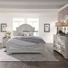 Liberty Furniture 244-BR-QPBDMN Liberty Furniture 244-BR-QPBDMN Magnolia Manor - 4 Piece Bedroom Set (Queen Panel Bed, Dresser & Mirror, Nightstand) - Antique White