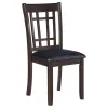 CoasterEveryday 102672 Lavon - Wood Dining Side Chair (Set of 2) - Espresso And Black