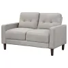 Coaster Fine Furniture 506786 Bowen - Upholstered Track Arm Tufted Loveseat - Beige
