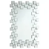 CoasterEssence 901838 Pamela - Rectangular Frameless Wall Mirror - Silver