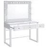 CoasterEssence 935934 Umbridge - 3-Drawer Vanity Set With Lighting - Chrome And White