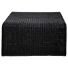 Coaster Fine Furniture 708518 Cahya - Woven Rattan Square Coffee Table - Black