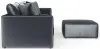 Jackson Furniture Industries 2245/37/31/36/12-23 Jackson Furniture Industries 2245/37/31/36/12-23 Remington - 3 Piece Modular Sofa And 1 Included Cocktail Ottoman - Slate