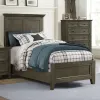 Intercon SM-BR-4325T-GRY-C Intercon SM-BR-4325T-GRY-C San Mateo Youth - Twin Standard Bed - Gray