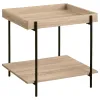 Coaster Fine Furniture 710308-S2 Fallon - 2 Piece Rectangular Coffee And End Table Set - Natural