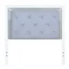 Liberty Furniture 781-BR17HU Liberty Furniture 781-BR17HU Reflections - Full Upholstered Panel Headboard With Lights - Pearl White
