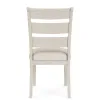 Riverside Furniture 79458 Glenndale - Wood Back Upholstered Side Chair (Set of 2) - Aged White