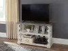 Ashley Furniture T814-5 Havalance - Console Sofa Table - Gray / White