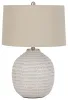 Ashley Furniture L100764 Jamon - Ceramic Table Lamp  - Beige