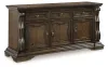 Ashley Furniture D947-80 Maylee - Dining Room Buffet - Dark Brown