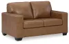 Ashley Furniture 55603/38/35/25 Ashley Furniture 55603/38/35/25 Bolsena - 3 Pc. - Sofa, Loveseat, Rocker Recliner - Caramel
