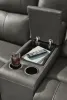 Ashley Furniture PCU1200018 Bleckley - Power Reclining Loveseat With Console / Adjustable Headrest - Anchor