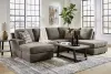 Ashley Furniture 29402S1 O'Phannon - Right Arm Facing Corner Chaise 2 Pc Sectional - Putty