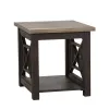 Liberty Furniture 422-OT1020 Heatherbrook - End Table - Charcoal & Ash
