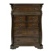 Liberty Furniture 575-BR-KCSDMC Liberty Furniture 575-BR-KCSDMC Arbor Place - 4 Piece Bedroom Set (California King Sleigh Bed, Dresser & Mirror, Chest) - Brownstone