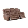New Classic U2505-30-BRW New Classic U2505-30-BRW Morello - Sofa With Dual Recliner - Brown