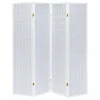 CoasterEveryday 902626 Roberto - 4-Panel Room Divider Folding Shoji Screen - White