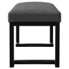 Coaster Fine Furniture 907516 Mesa - Boucle Upholstered Tufted Accent Bench - Charcoal