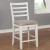Furniture of America CM3156PC-2PK Kiana - Counter Height Side Chair (Set of 2) - White