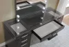Furniture of America FOA-DK5682DG-PK Valentina - Vanity Set - Obsidian Gray