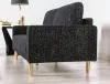 Furniture of America FM61000BK-LV Elverum - Loveseat - Black