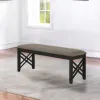 New Classic D4832B-25 Potomac - Dining Bench - Brown / Black