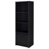 Coaster Fine Furniture 706224 Winfield - 3-Sheld Media Tower Entertainment Pier - Black