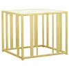 Coaster Fine Furniture 723608-S3 Adri - 3 Piece Coffee And End Table Set - Matte Brass