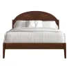 New Classic 00-B1862-300 Rowland - 5/0 Queen Platform Bed Only - Walnut