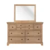 Liberty Furniture 928-BR-DM Haven Hills - Dresser & Mirror - Camel Beige