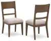 Ashley Furniture D974-01 Cabalynn - Dining Uph Side Chair (Set of 2) - Oatmeal / Light Brown