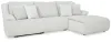Ashley Furniture 92706S6 Ashley Furniture 92706S6 Top Tier - 3-Piece Reclining Sectional Sofa With Raf Press Back Chaise - Alloy