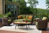 Ashley Furniture P572/835/821(2)/814/701/706 Horizon Hall - 6 Pc. - Lounge Set With Loveseat - Brown / Green