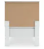 Ashley Furniture B139B41 Ashley Furniture B139B41 Bostwick Shoals - Twin Panel Bed With Framed Footboard - White