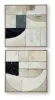 Ashley Furniture A8000498 Bexlen - Wall Art Set (Set of 2) - Tan / Taupe / Black