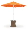 Ashley Furniture PCP790-706 Laguna Heights - Round End Table With Umbrella Option - Beige
