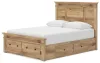 Ashley Furniture PCB1170B11 Ashley Furniture PCB1170B11 Makidern - Queen Panel Storage Bed With 2 Under Bed Storage Units And Storage Footboard - Tan