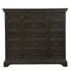 Pulaski Furniture P012127 Caldwell - 17 Drawer Master Chest - Smoked Molasses