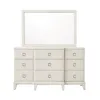 Samuel Lawrence Furniture S916-010 Madison - 9-Drawer Dresser in a Grey-White Wash Finish - Natural