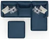 Jackson Furniture Industries 2223/63/76/28-68 Jackson Furniture Industries 2223/63/76/28-68 Jetson - 2 Piece Sofa / RSF Chaise With Comfort Coil Seat Cushions, 4 Included Accent Pillows & Cocktail Ottoman - Nile