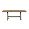 Liberty Furniture 62-CD-TRS Lindsey Farm - Trestle Table - Gray & Sandstone