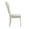 Liberty Furniture 652-C6501S Farmhouse Reimagined - Splat Back Side Chair - Antique White / Chestnut Tops
