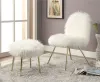 Furniture of America CM-AC6546 Caoimhe - Accent Chair - White / Gold