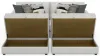 Jackson Furniture Industries 2405/36/37/77-11 Trevor - 2 Piece Extra Deep Oversized Sofa With 2 Included Storage Cocktail Ottoman - Chalk